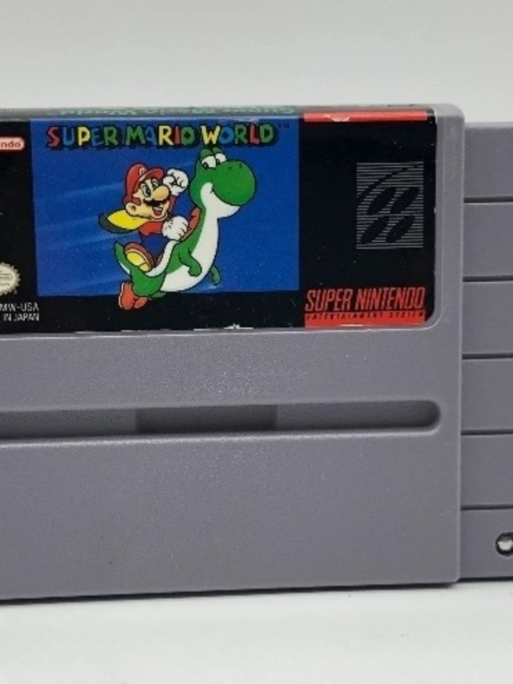 Super Mario World - Super Nintendo (SNES) Authentic Game Cartridge